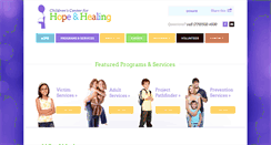 Desktop Screenshot of hopeandhealingga.org